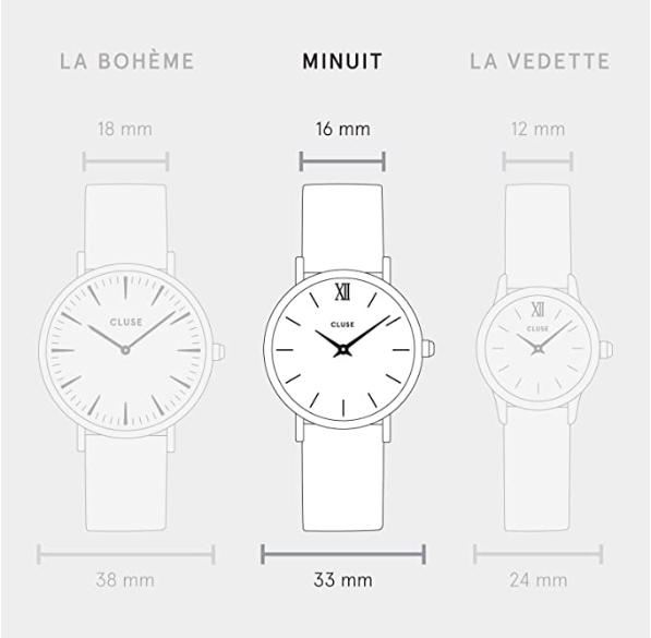 Montre cluse discount la vedette noir